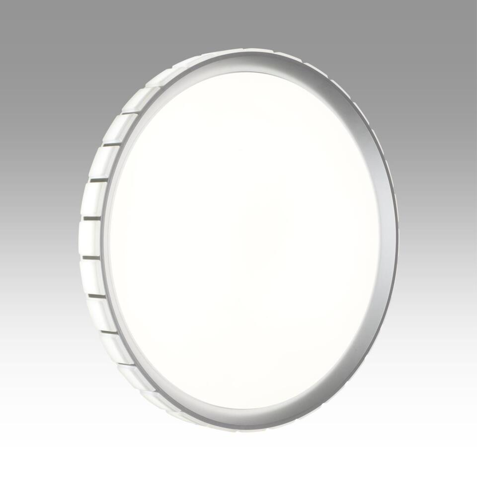 Фото №4  SONEX 7696/ELN PALE SN 90 Светильник пластик/серебристый LED 76Вт 3000/4000/6000К D495 IP43 CCT KUPI SILVER