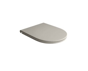 Фото 41113 Althea Cover Slim тонкое сиденье и крышка с плавным закрыванием  Матовый лен Plus-Ton®