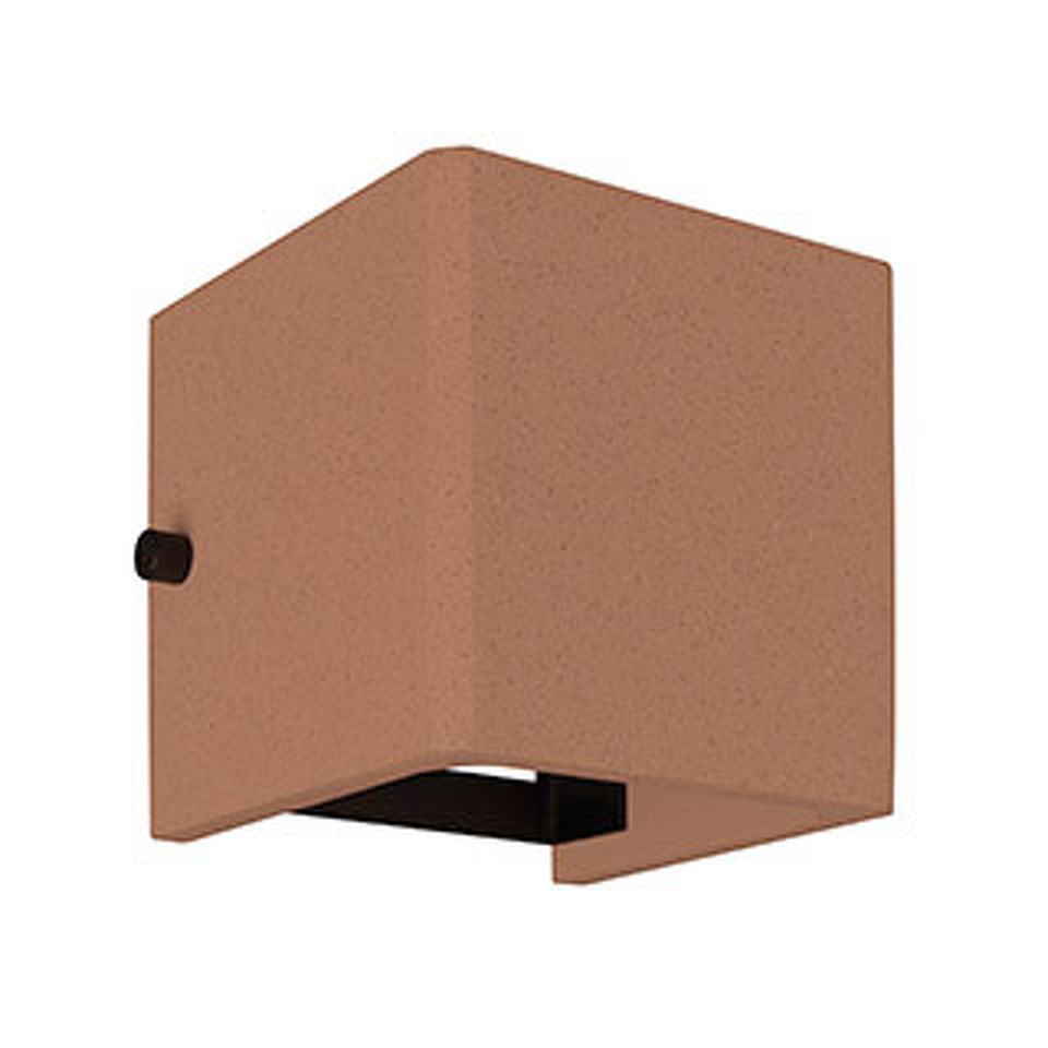 Фото №1  Arlight Светильник LGD-PERAN-WALL-S120x120-6W Warm3000 (Beige red, 0-80 deg, 230V) ( IP65 Бетон, 3 года)