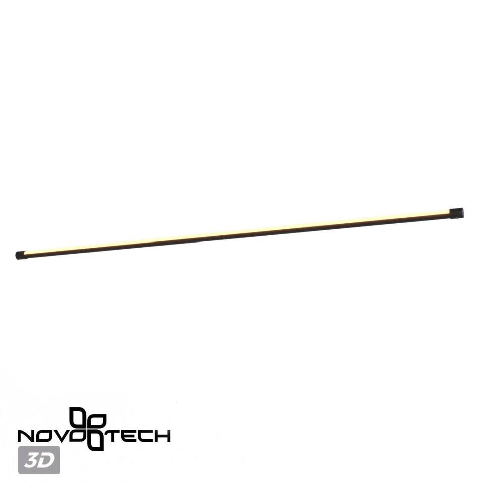 Фото №9  NOVOTECH 359347 KONST NT24 048 черный Светильник линейный светодиодный IP20 LED 16W 170-265V 3000K 1232Лм VITZ