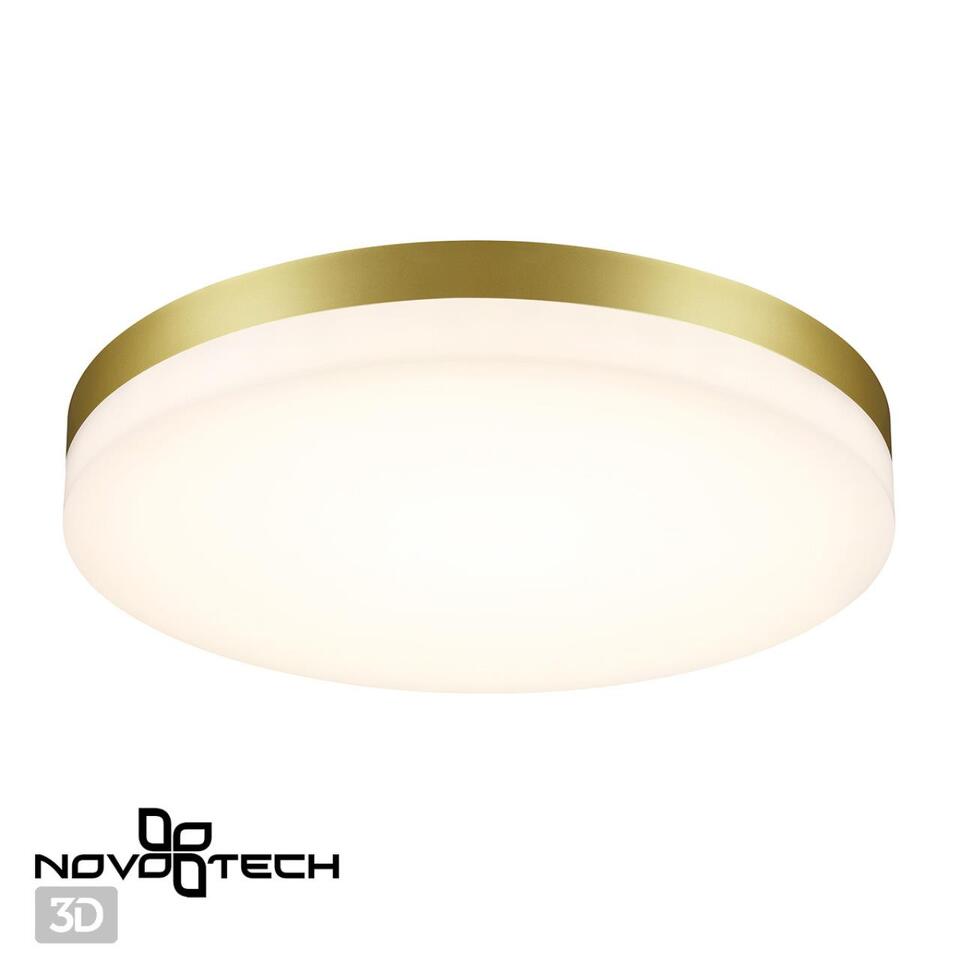Фото №2  NOVOTECH 358892 STREET NT22 782 золото Светильник ландшафтный светодиодный IP54 LED 4000К 40W 220V OPAL