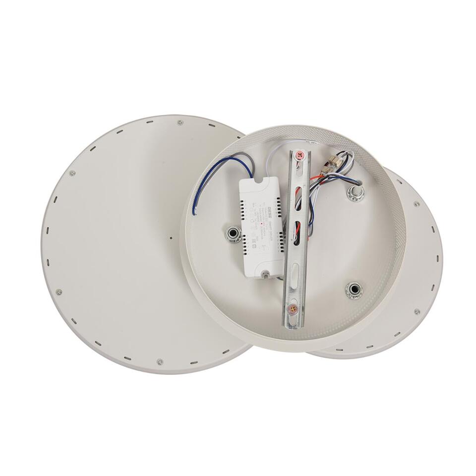 Фото №9  Люстра LUMION 8380/45CL LEDIO LN26 000 белый, металл/акрил Умная люстра потолочная с ПДУ и голосовым управлением LED 45W 3000-6500К 220V ALIS SMART