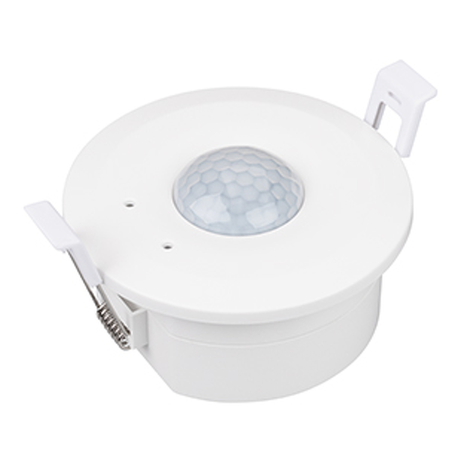 Фото №1  Датчик движения IARL INTELLIGENT ARLIGHT Датчик движения SMART-0-10V-1001-14-62-IN White (230V, 1x4A, Relay, PIR, 2.4G) ( IP20 Пластик, 5 лет)