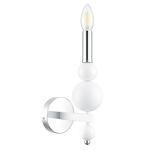 Превью фото №2  LUMION 8260/1W MODERNI LN26 126 белый/хром, металл Бра E14 1*40W 220V NANA