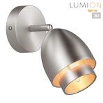 Превью фото №1  LUMION 8000/1W MODERNI LN26 316 никель/никель металл/металл Настенный светильник Е14 40W 220V AVRORA
