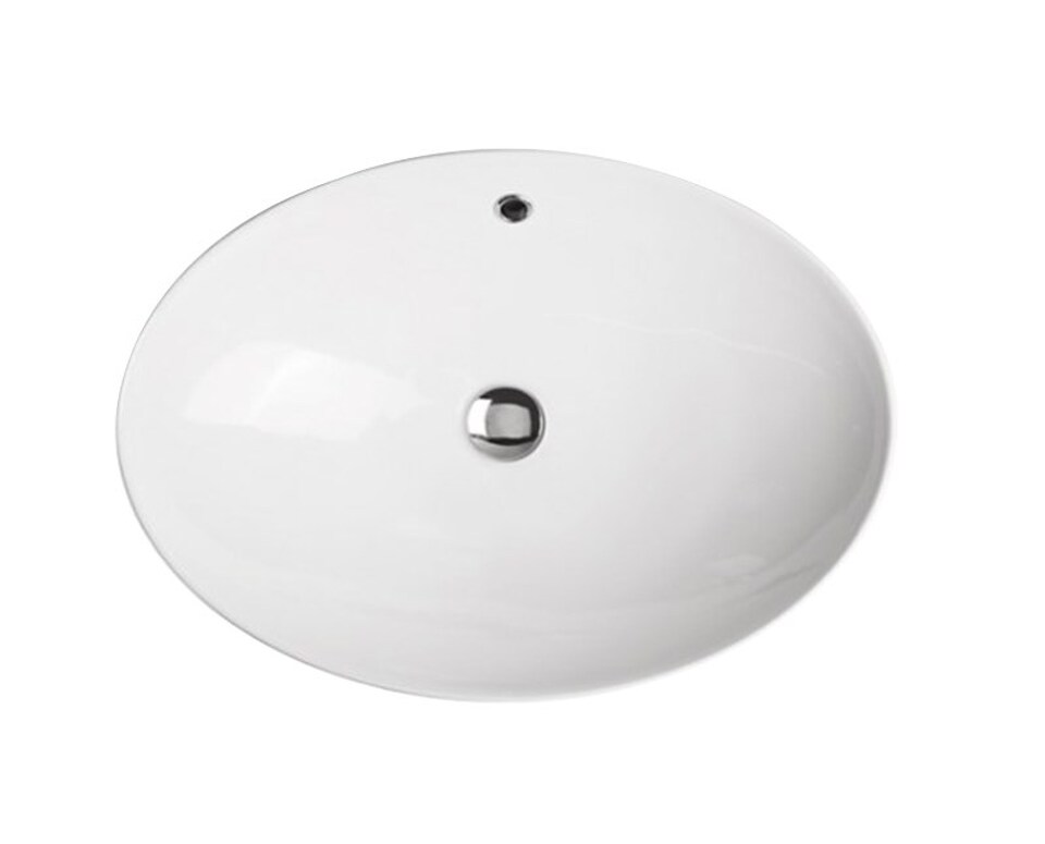 Фото №5  Раковина SHO58 / PSHO58 Althea SHO раковина накладная 58x42 h.17,8  Матовый белый Plus-Ton®