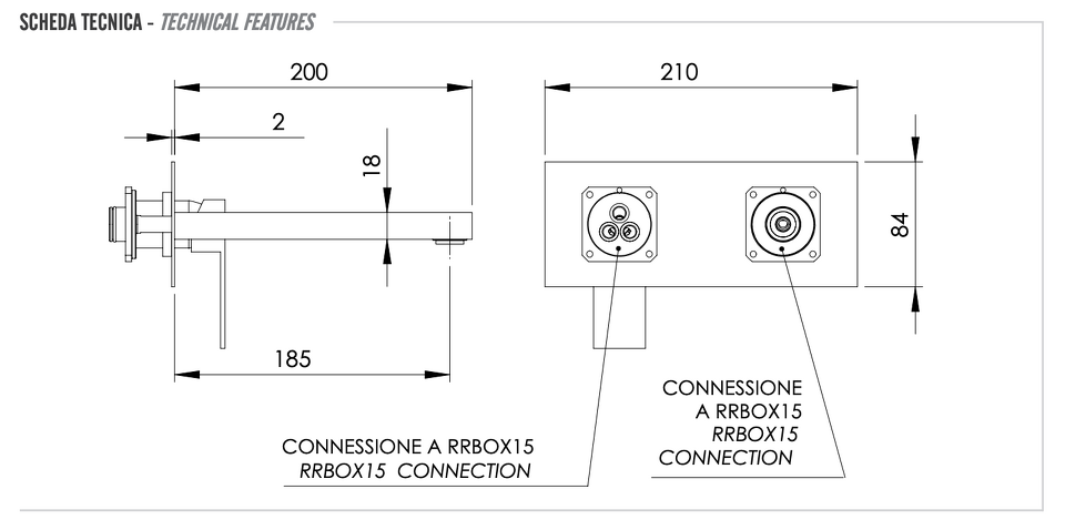 Фото №2  Смеситель для раковины Remer Q-Design QD15KB