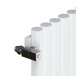 Превью фото №3  Радиатор Asthetik  42 V 42 1250 -8, Низ право, 9016 RAL белый мат