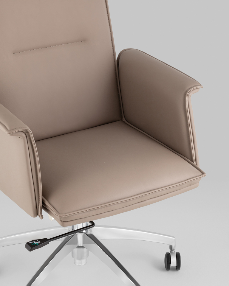 Фото №8  Кресло Кресло офисное TopChairs Regenta бежевый
