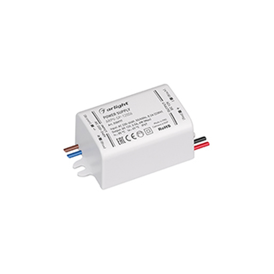 Фото №1  Arlight Блок питания ARPV-SP-12006 (12V, 0.5A, 6W) ( IP67 Пластик, 5 лет)