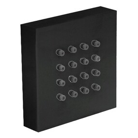 Фото BJ001AXX AQUAelite боковая форсунка 65x65 мм Матовый чёрный, 38/05Q