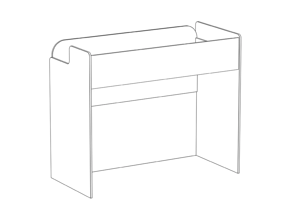 Фото №5  Кровать OGOGOHOME Кровать-чердак Play