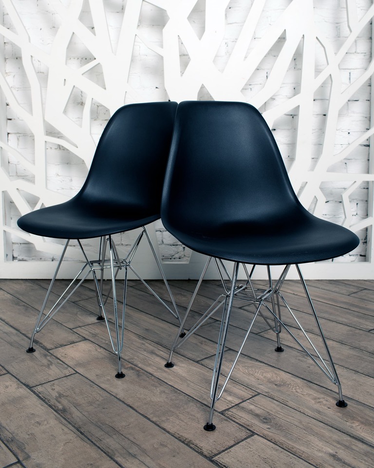 Фото №10  Стул Eames DSR черный