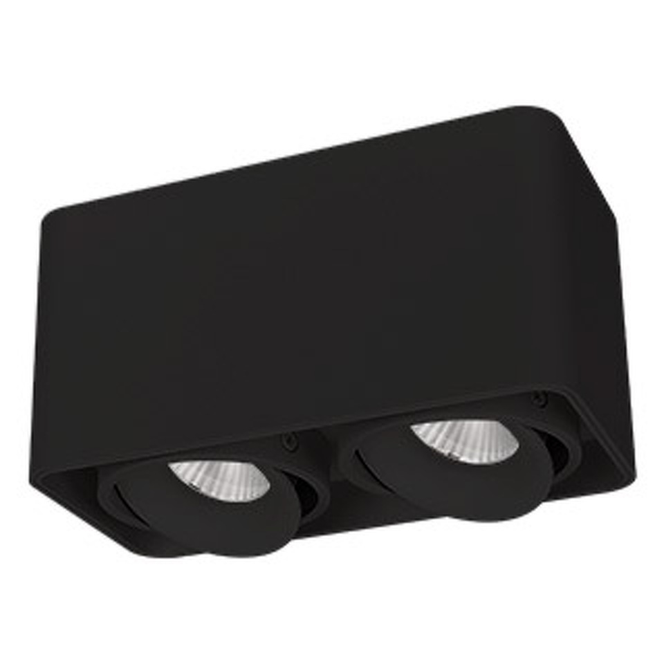 Фото №1  Arlight Светильник SP-CUBUS-S195x100-2х8W Warm3000 (BK, 45 deg, 230V) ( IP20 Металл, 3 года)