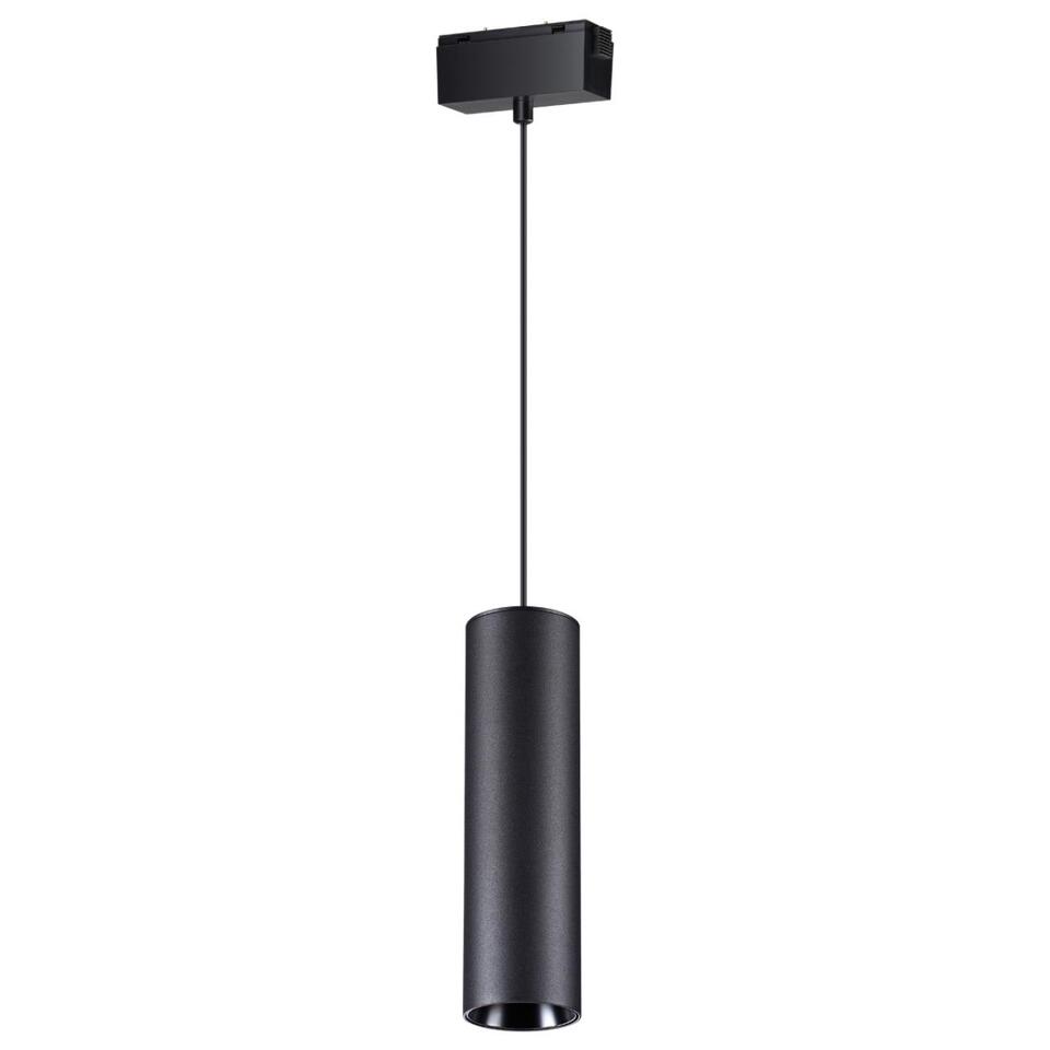 Фото №3  NOVOTECH 358531 SHINO NT21 059 черный Трековый светильник для низковольного шинопровода, длина провода 1м IP20 LED 4000K 30W 48V KIT