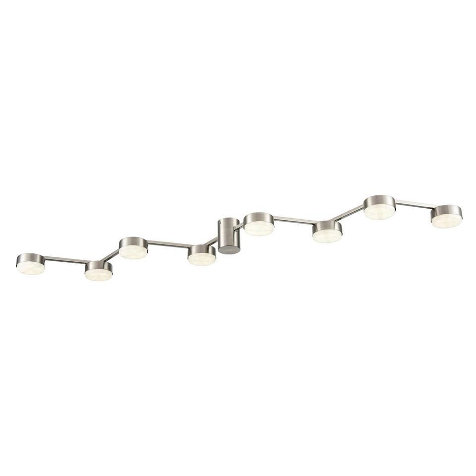 Фото №6  Люстра LUMION 8116/8C COMFI LN26 250 никель, металл Люстра потолочная LED GX53 8*7W 220V SANATA