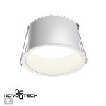 Превью фото №1  NOVOTECH 359236 SPOT NT23 472 белый Светильник встраиваемый светодиодный IP20 LED 12W 220V 840Лм 3000К TRAN