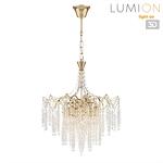 Превью фото №1  Люстра LUMION 8243/6 CLASSI LN26 086 латунь, металл Люстра подвесная E14 6*40W 220V KRISTINA