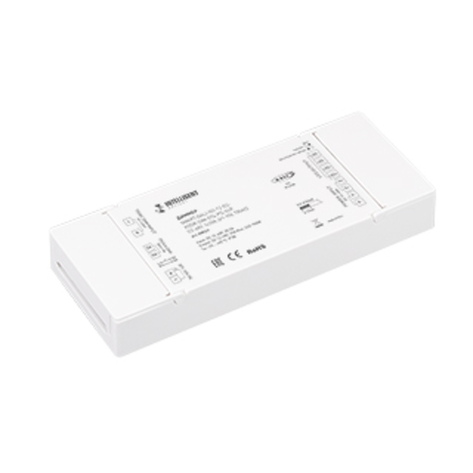 Фото №1  IARL INTELLIGENT ARLIGHT Диммер SMART-DALI-101-72-D2-ADDR-DIM-DT6-PD-SUF (12-48V, 1x20A, 0/1-10V, TRIAC) ( IP20 Пластик, 5 лет)