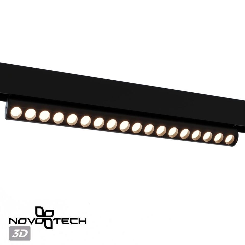 Фото №7  NOVOTECH 359948 PORT NT25 214 черный Трековый светильник с переключ. цв. темпер. IP20 LED 3000К\4000К\6000К 18W 90-240V VECTOR