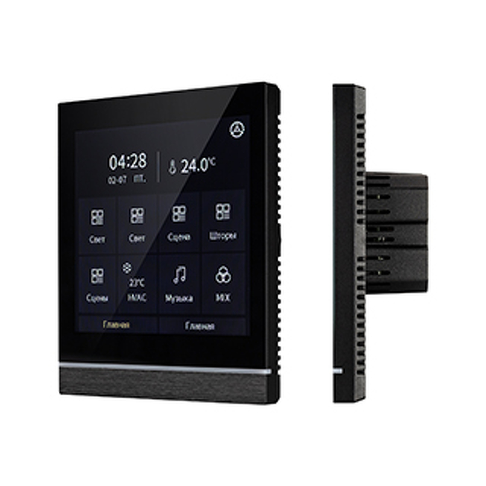 Фото №1  IARL INTELLIGENT ARLIGHT Панель сенсорная KNX-113-40-MULTI-V4-IN (20-30V) ( IP20 Пластик, 2 года)