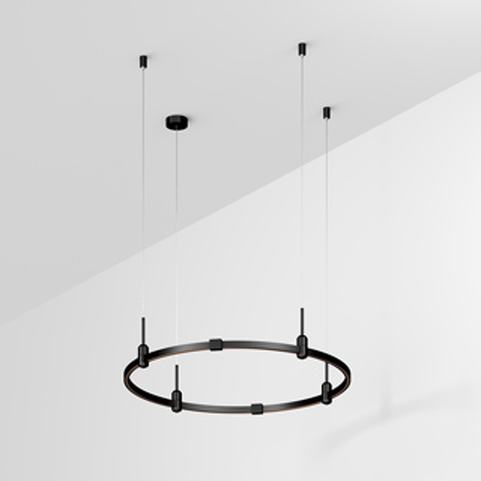 Фото №1  Arlight Основание ART-APRIORI-ROUND-HANG-R800 (BK) ( IP20 Металл, 3 года)