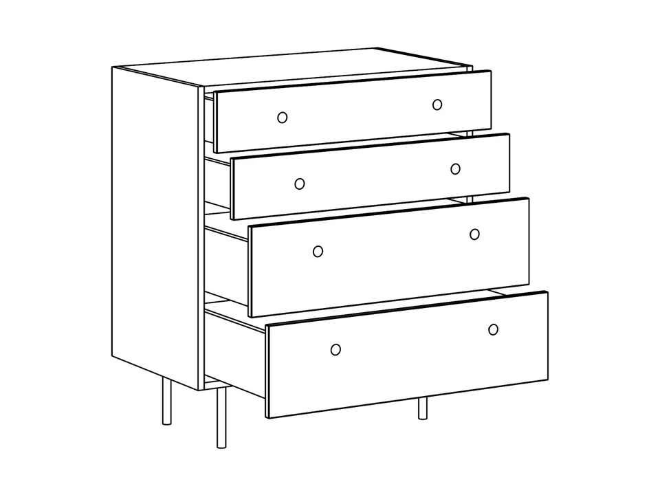 Фото №7  OGOGOHOME Комод большой Frida