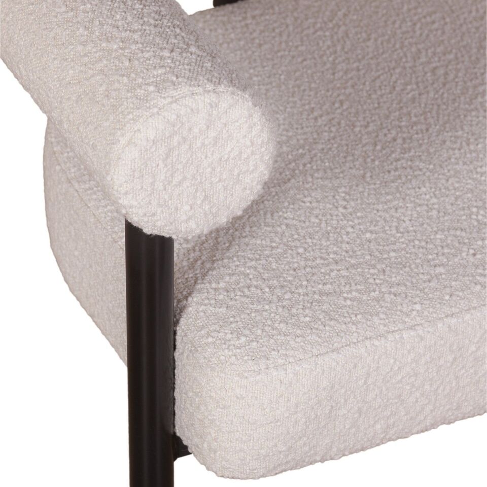 Фото №6  Диван Top concept Диван Бигги, букле Turin ivory / опоры черные