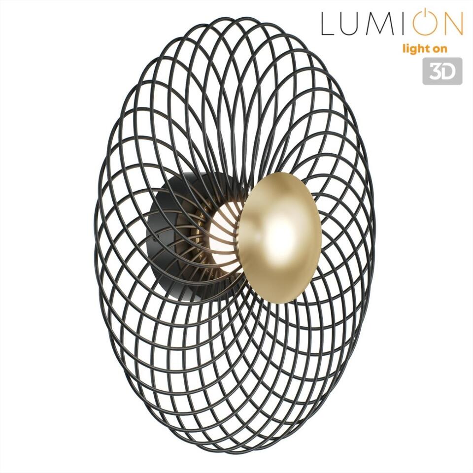 Фото №7  LUMION 8379/8WL LEDIO LN26 299 черный, металл/акрил Бра LED 8W 3000K 220V CAMOMILE