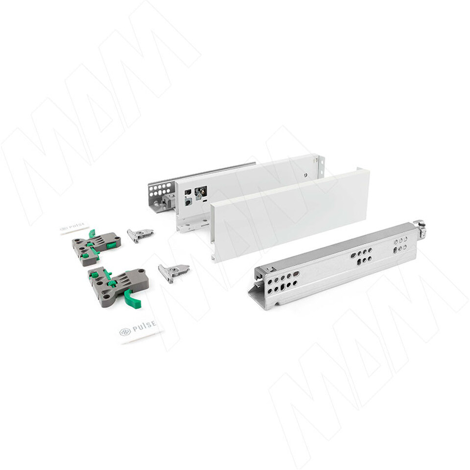 Фото №4  PULSE ЛС БОКС Комплект ящика 350 мм, Н88, с толкателем, белый, LS BOX (LT88350W)