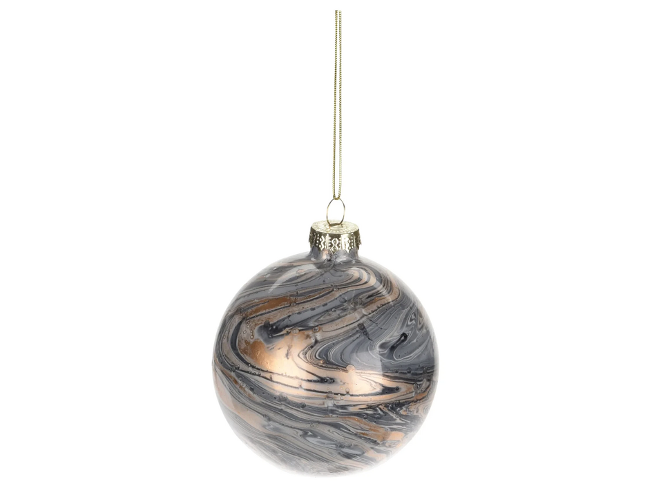 Фото №3  OGOGOHOME Елочное украшение Шар Marble