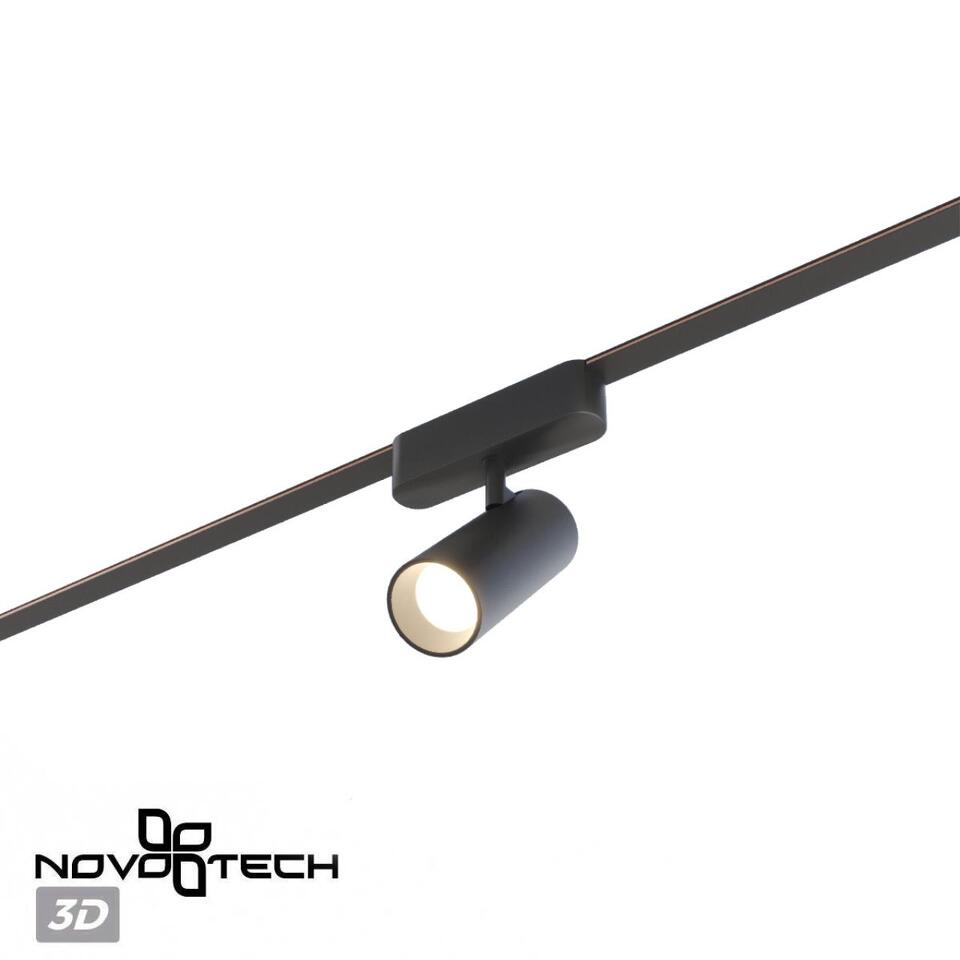 Фото №8  NOVOTECH 359470 SHINO NT24 103 черный Трековый смарт-светильник для низковольтного шинопровода с двумя режимами работы IP20 LED 12W 24V 3000-6000K EASY