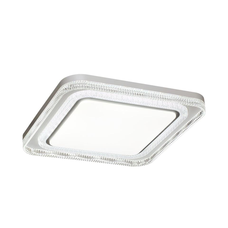 Фото №8  SONEX 7685/EL MARON SN 181 Светильник пластик/серебристый LED 70Вт 3000-6000K 490х490 IP43 пульт ДУ SUZY SILVER