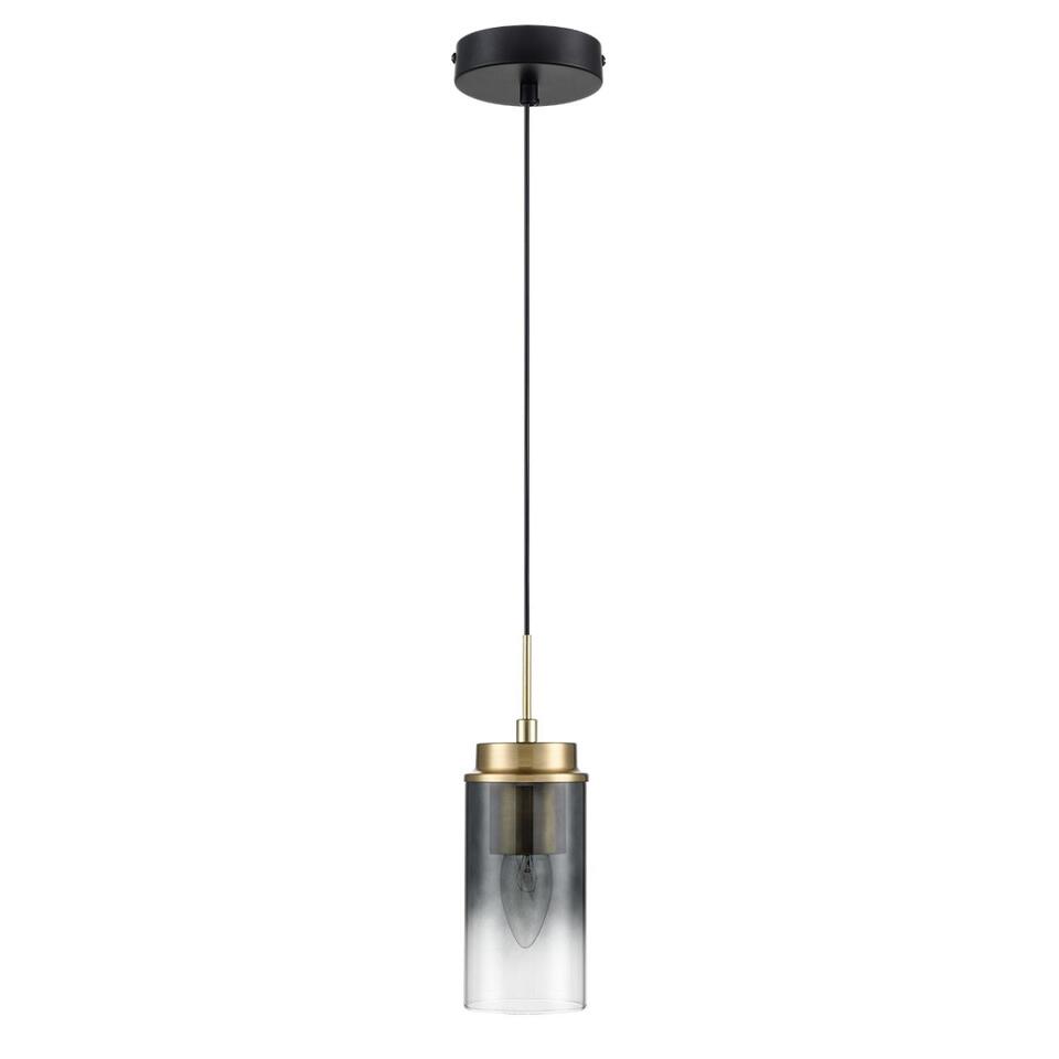 Фото №8  Подвесной светильник LUMION 8101/1A COMFI LN26 407 черный/бронза металл/стекло Подвес Е14 1*40W 220V ISHA