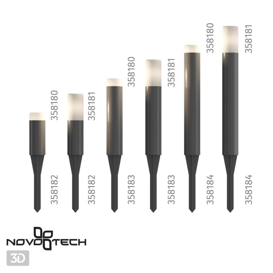 Фото №4  NOVOTECH 358181 STREET NT19 786 белый Ландшафтный светильник IP65 LED 4000K 3W 100-240V NOKTA