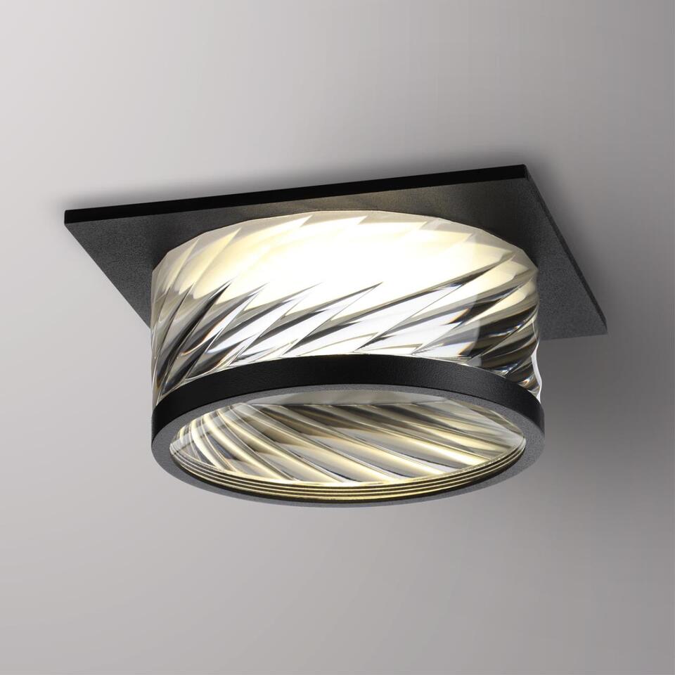 Фото №5  NOVOTECH 370920 SPOT NT22 512 черный Светильник встраиваемый IP20 GU10 9W 220V GEM