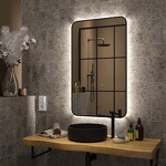 Превью фото №7  Teymi Зеркало Solli Black Soft Line 60x100, LED подсветка, сенсор на взмах T20234S