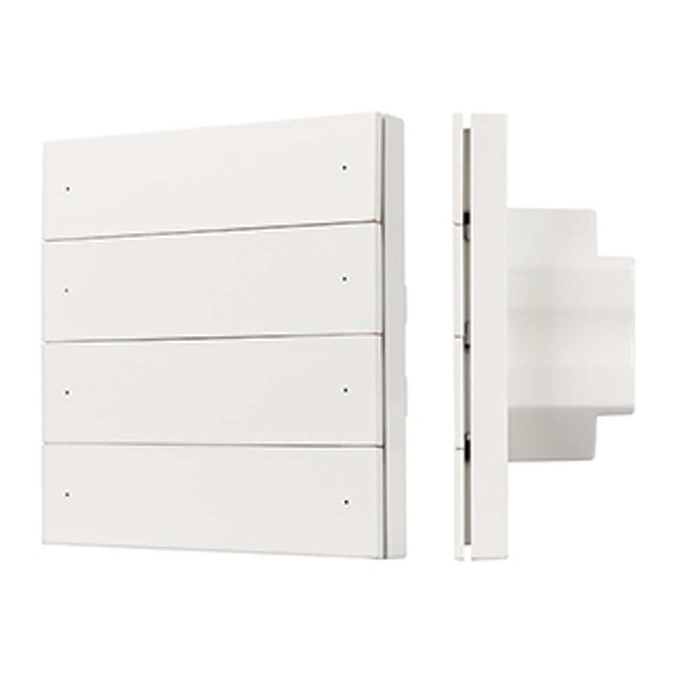 Фото №1  Выключатель IARL INTELLIGENT ARLIGHT Кнопочная панель SMART DALI-301-22-8K-D2-IN White (BUS, Frameless) ( IP20 Пластик, 5 лет)