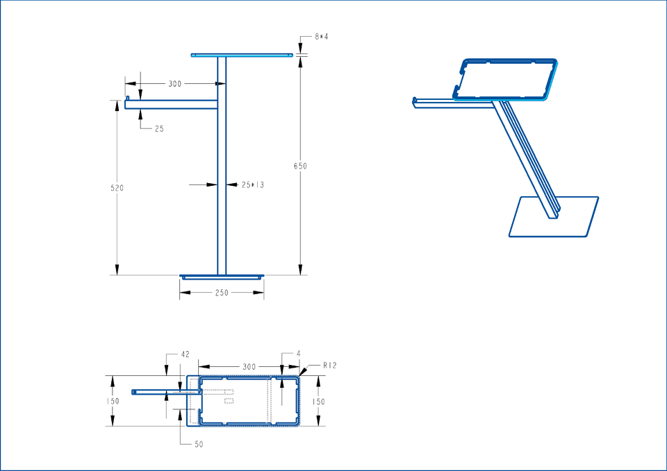 Фото №2  Boheme Стойка напольная с полкой и полотенцедержателем MATT WHITE