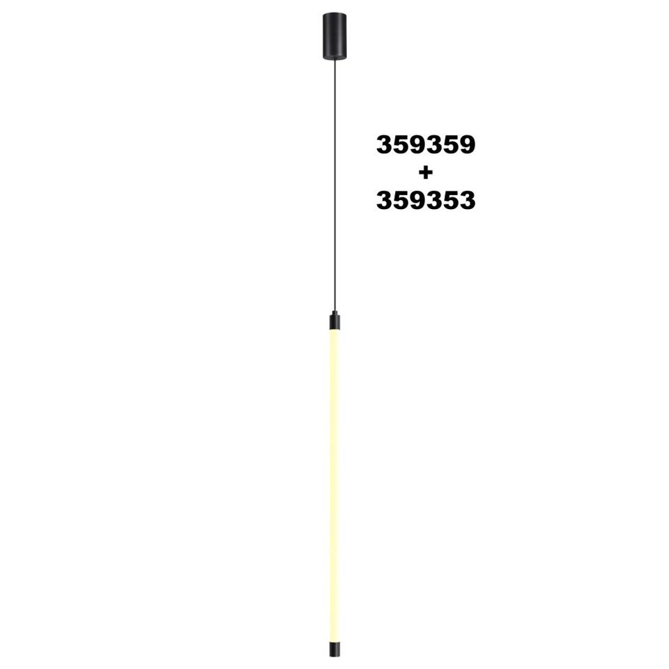 Фото №7  NOVOTECH 359353 KONST NT24 050 черный Светильник линейный светодиодный IP20 LED 10W 170-265V 3000K 944Лм VITZ