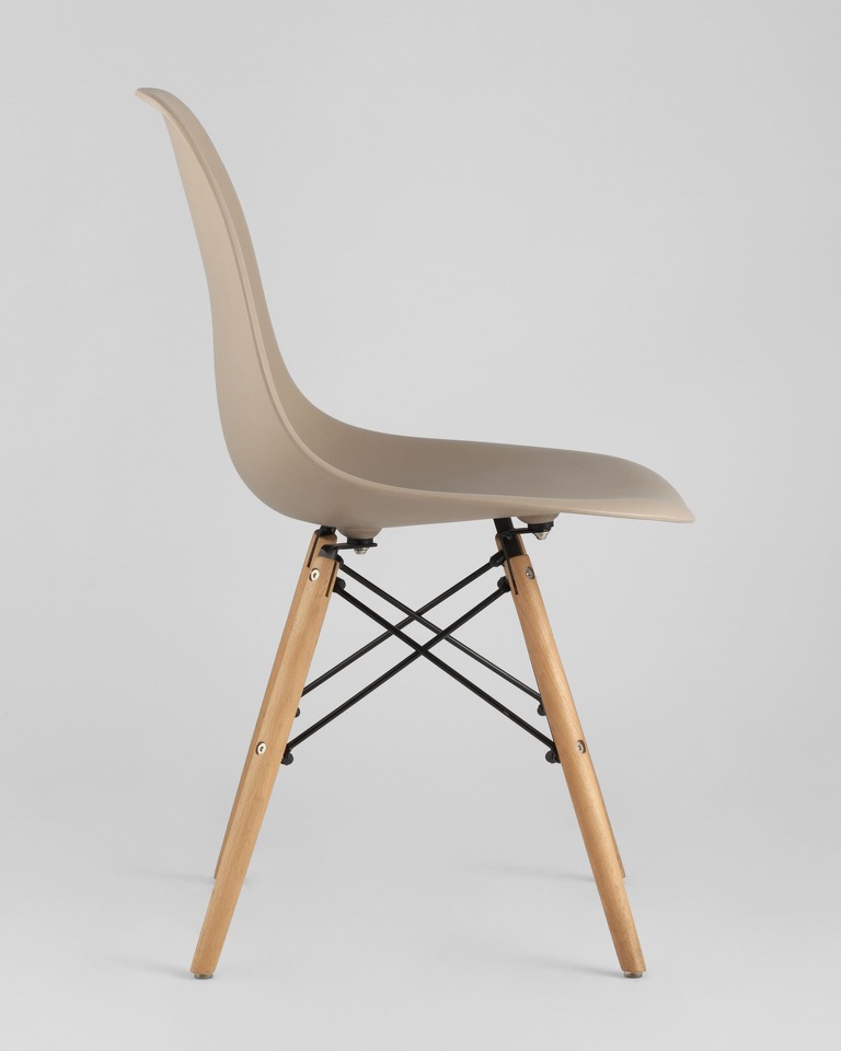 Фото №10  Стул Eames DSW бежевый x4