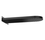 Превью фото №1  Верхний душ настенный 50x20 см Remer 350MMNOX, черный матовый