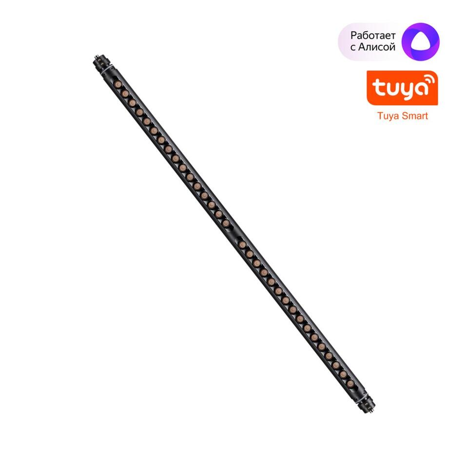 Фото №9  NOVOTECH 359367 KONST NT24 032 черный Светильник диммир. со сменой цв. температ. (управл. - пульт ДУ или прилож. Smart Life) IP20 LED 16W 48V 3000-6000К GLAT