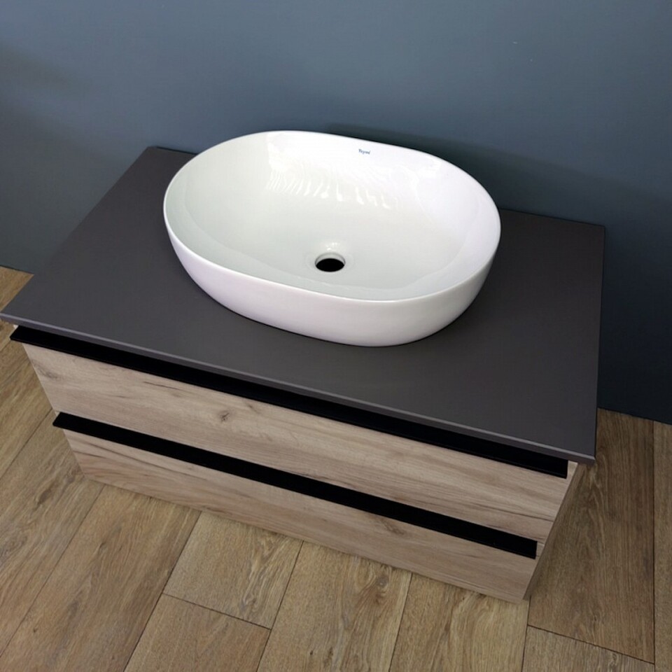 Фото №15  Раковина Teymi Раковина Solli 48 artceramic, накладная, белая T50208