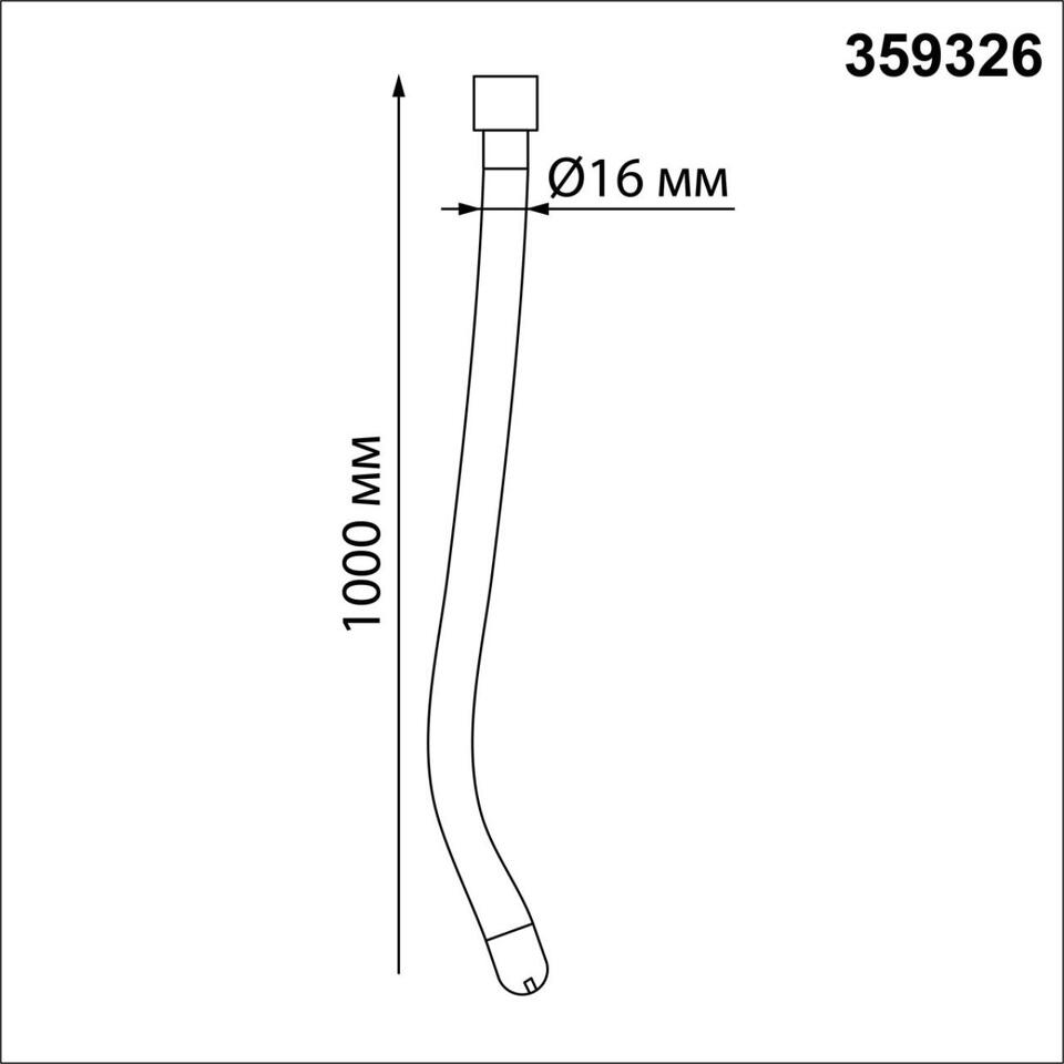 Фото №8  Подвесной светильник NOVOTECH 359326 KONST NT24 066 черный Светильник светодиодный IP20 LED 3000K 14W 170-265V 1360Лм RAMO