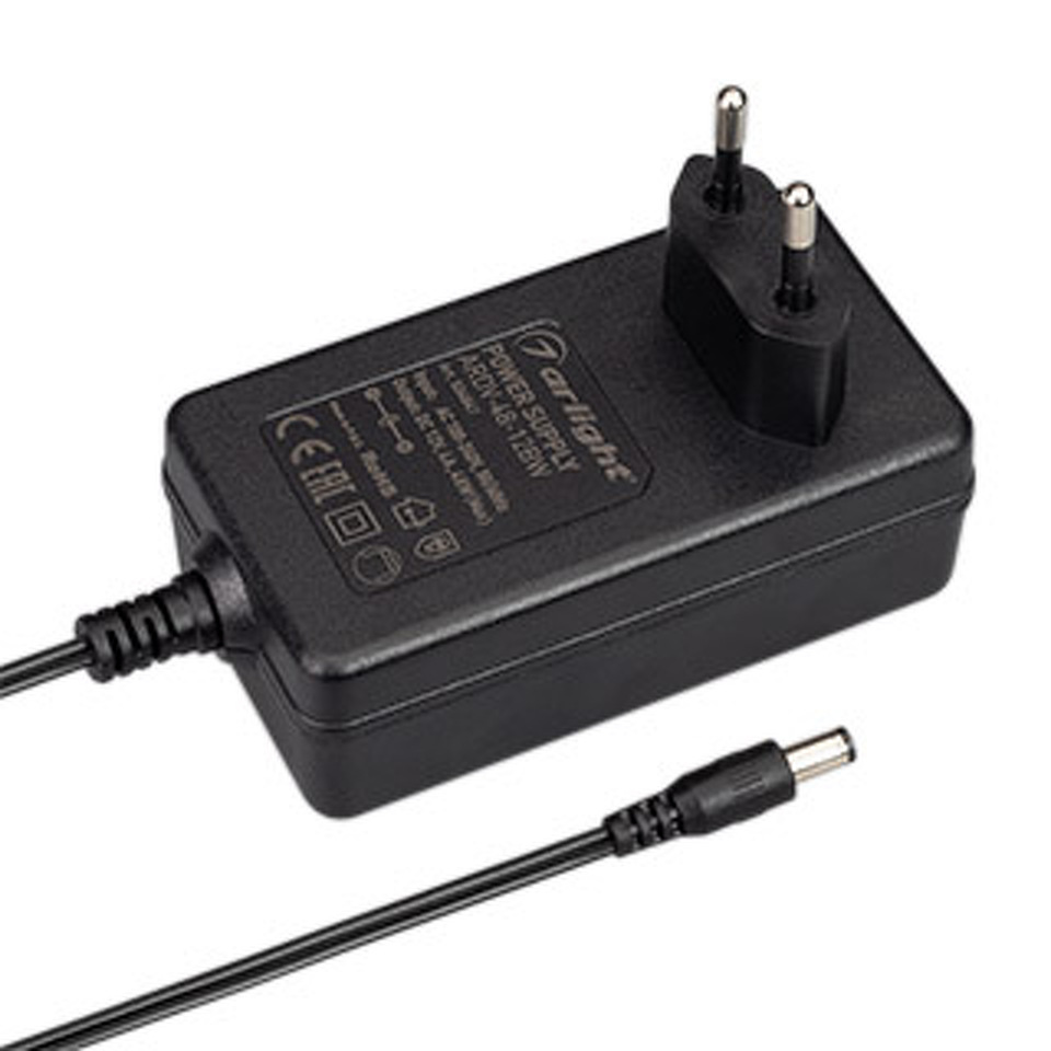 Фото №1  Arlight Блок питания ARDV-48-12BW (12V, 4.0A, 48W) ( Адаптер, 3 года)