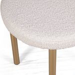Превью фото №8  Top concept Стул Бигги, букле Turin ivory / опоры золото