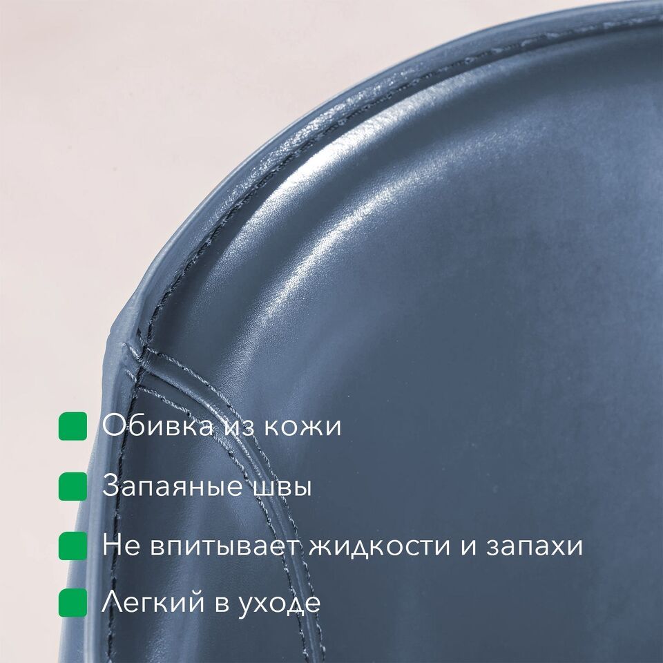 Фото №12  Top concept Стул Альберт, кожа антрацит