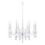 Превью фото №2  Люстра LUMION 8260/8 MODERNI LN26 126 белый/хром, металл Люстра E14 8*40W 220V NANA