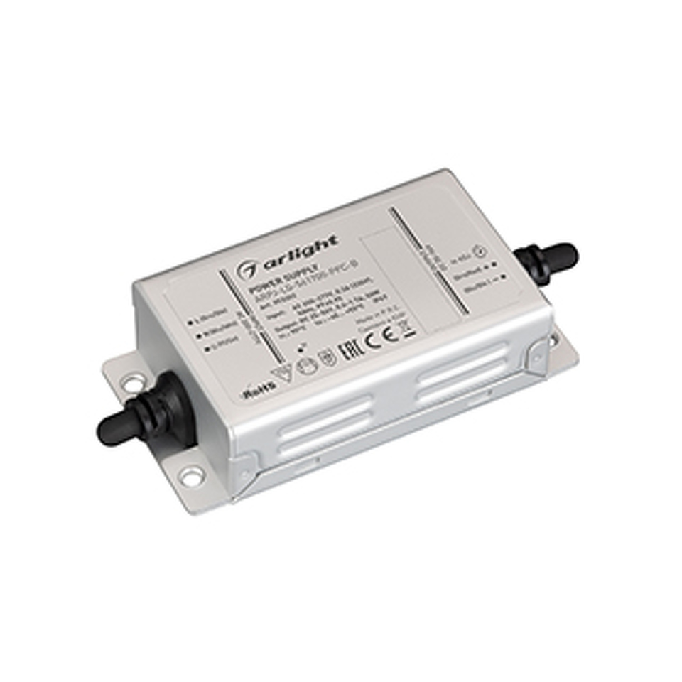 Фото №1  Arlight Блок питания ARPJ-LG-561700-PFC-B (50W, 25-56V, 0.4-1.7A) ( IP67 Металл, 5 лет)